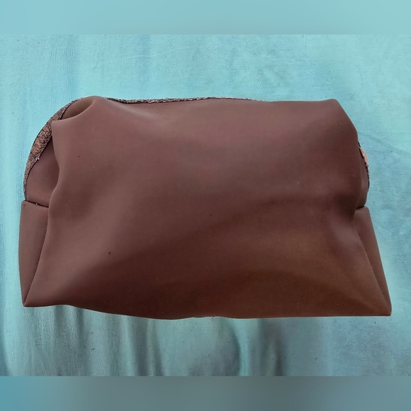 Fendi Brown Cosmetic Bag Durable Fabric Zippered - Picture 7 of 8